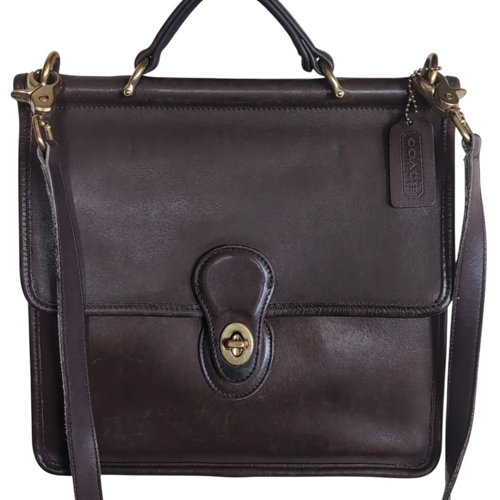 Vintage Coach Willis 2227 Satchel Crossbody Handbag brown - Picture 12 of 14